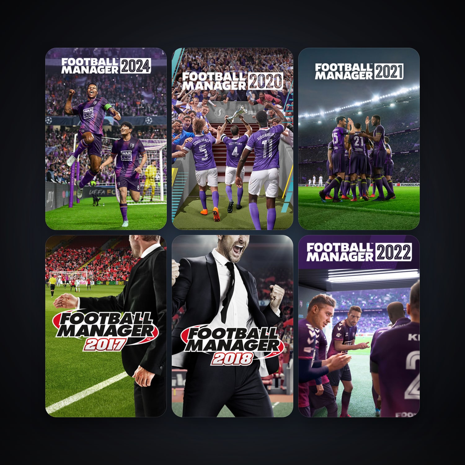 هالحساب ستيم فلين، Football Manager 2017 وFootball Manager 2018، 19 لعبة، صامد واضح — HabibiAccounts