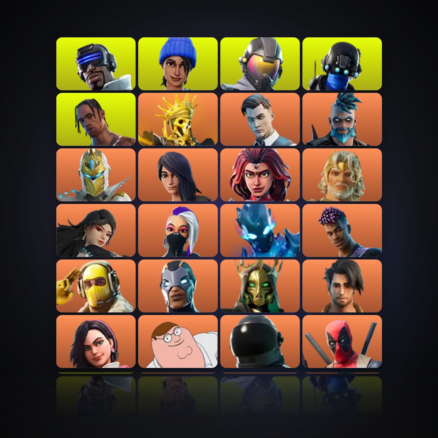 Fortnite | 143 Skins | 1.8K V-Bucks | Level 4334 | 439 Wins — HabibiAccounts