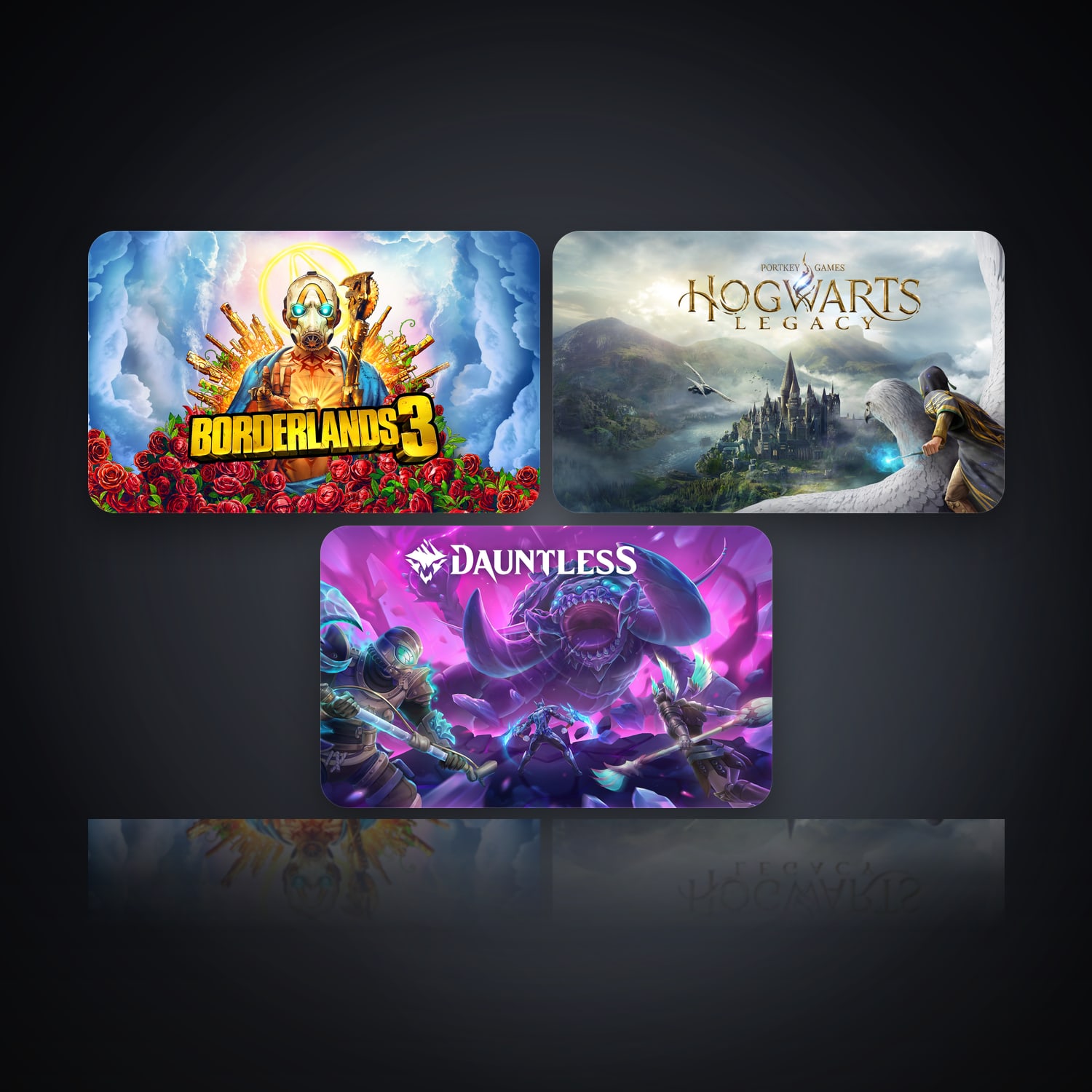 Borderlands 3 & Hogwarts Legacy | 3 Games — HabibiAccounts