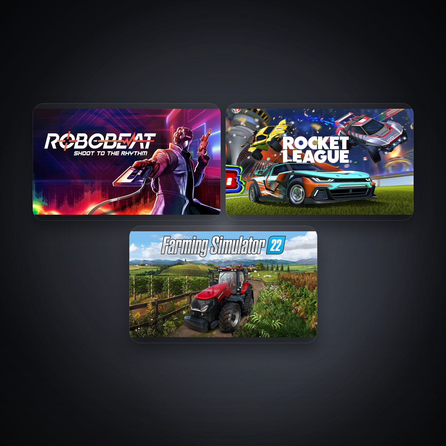 ROBOBEAT & Rocket League | 3 Games — HabibiAccounts
