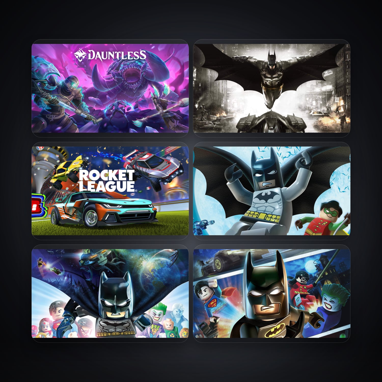 Dauntless & Batman Arkham Knight | 8 Games — HabibiAccounts