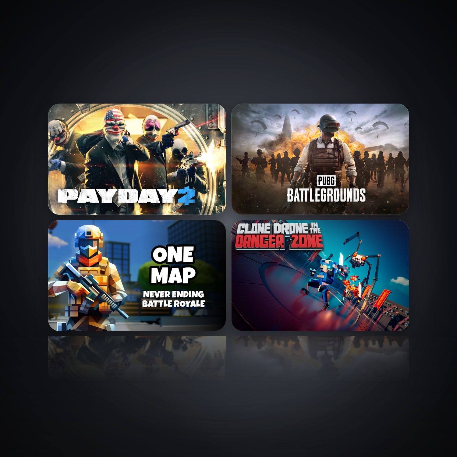 PAYDAY 2 & PUBG: BATTLEGROUNDS | 4 Games — HabibiAccounts