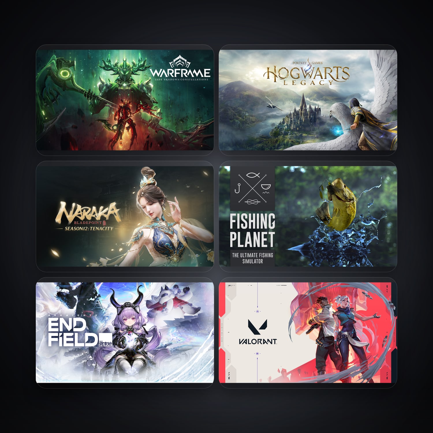 Warframe & Hogwarts Legacy | 17 Games — HabibiAccounts