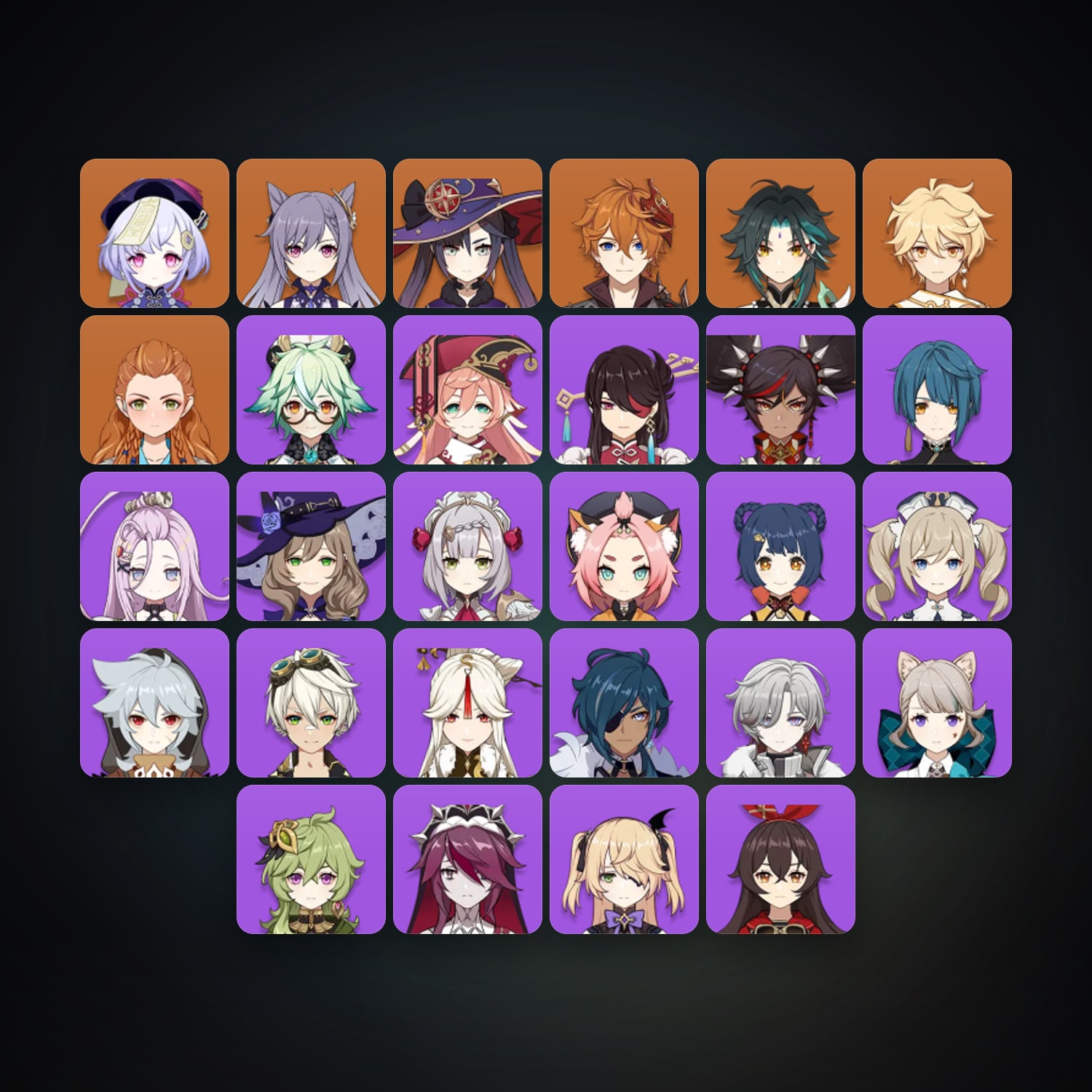 Genshin Impact | AR 39 | 28 Chars | 5× 5★ — HabibiAccounts