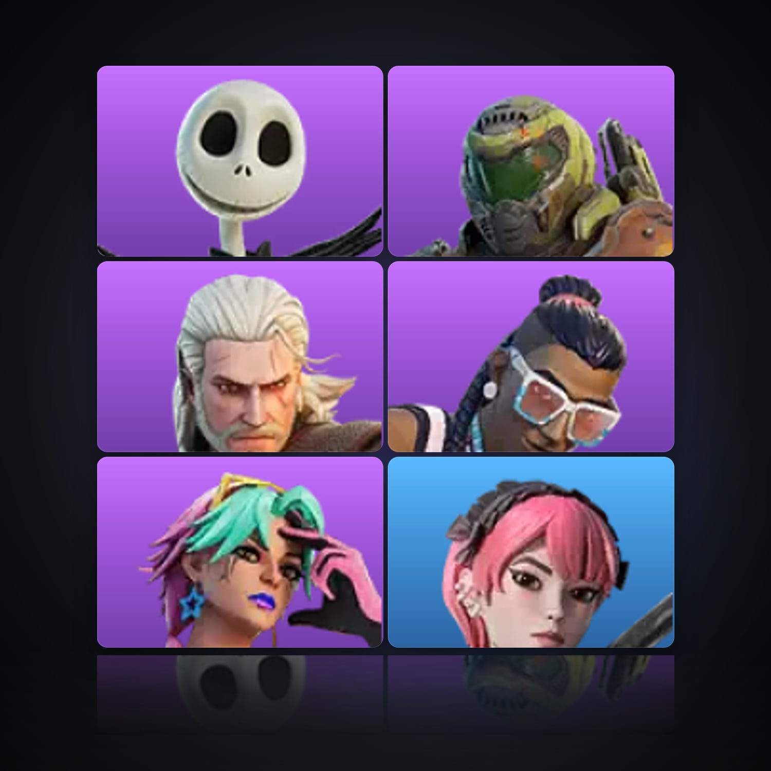 Fortnite | 6 Skins | 550 V-Bucks | Level 194 | 21 Wins — HabibiAccounts
