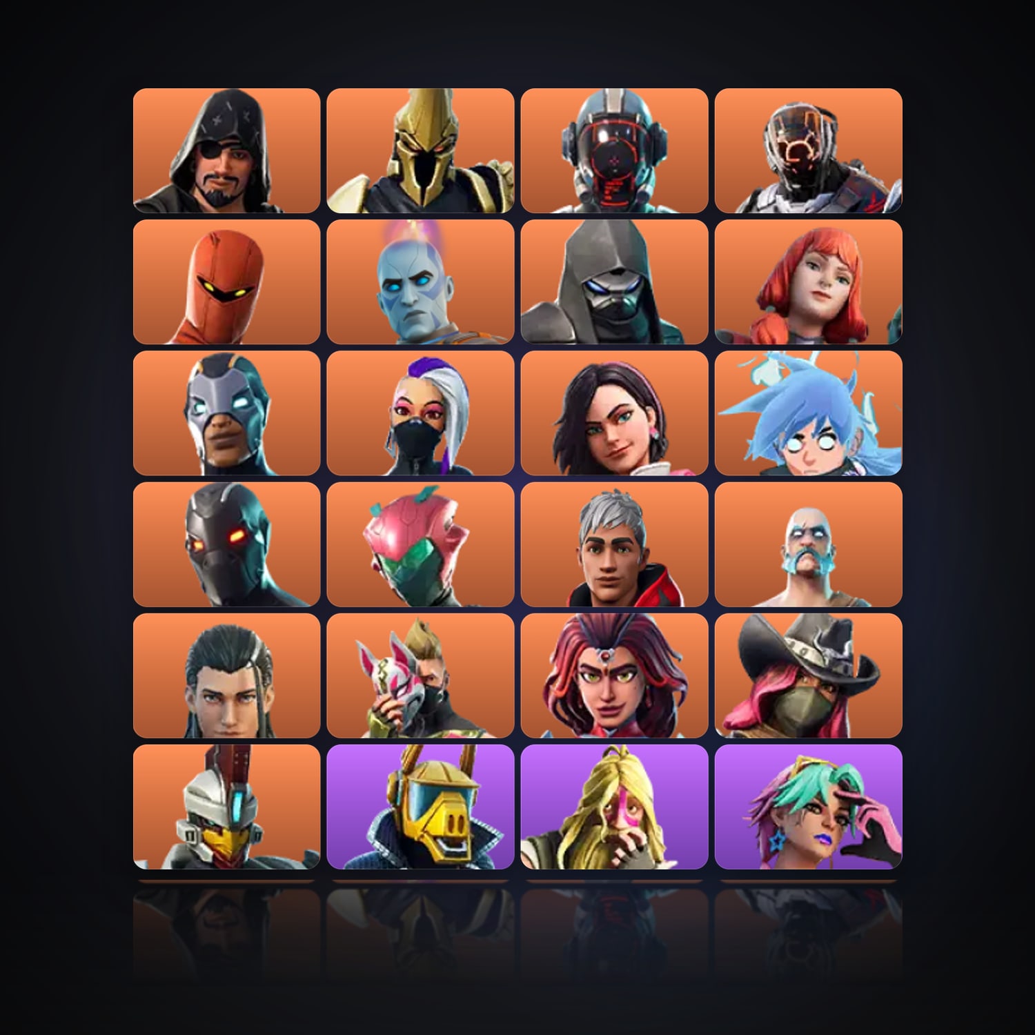 Fortnite | 72 Skins | 450 V-Bucks | Level 927 | 233 Wins — HabibiAccounts