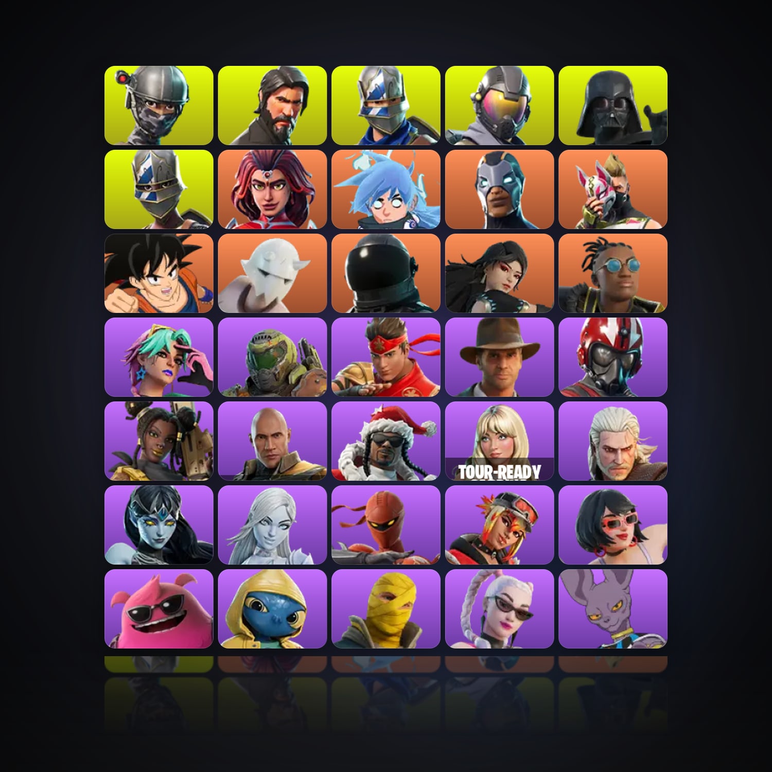 Fortnite | 58 Skins | 100 V-Bucks | Level 784 | 93 Wins — HabibiAccounts
