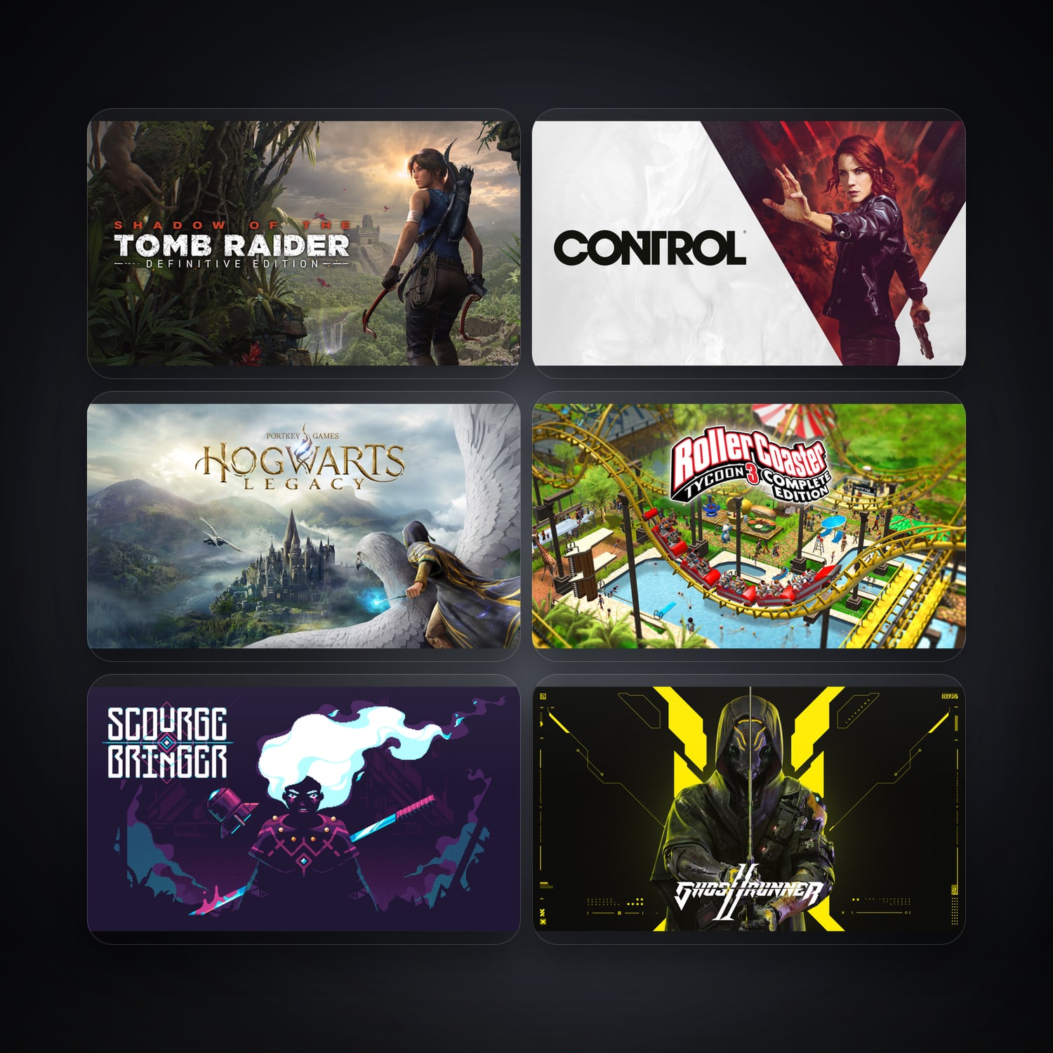 Shadow of the Tomb Raider: Definitive Edition & Control | 55 Games — HabibiAccounts