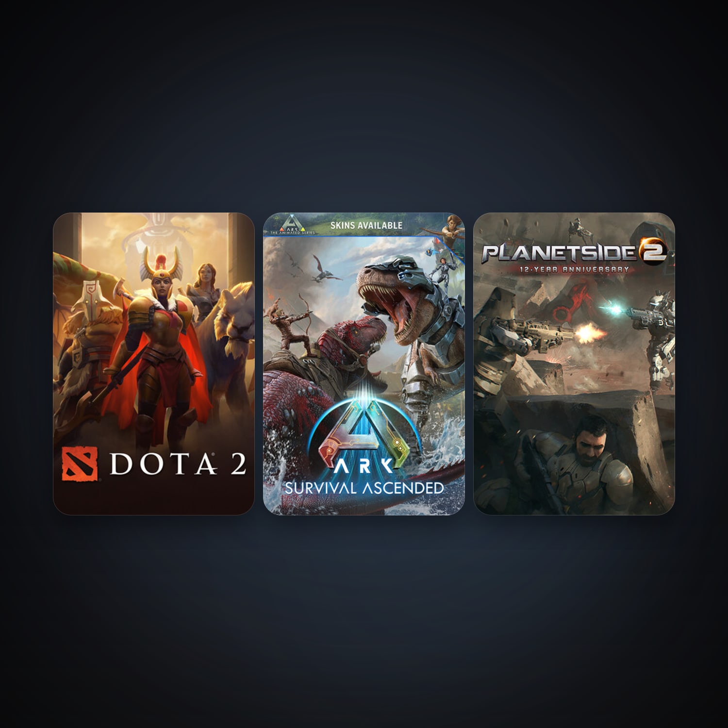 ARK: Survival Ascended & Dota 2 — HabibiAccounts