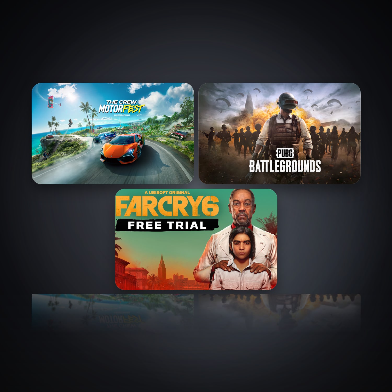 The Crew Motorfest Trial & PUBG: BATTLEGROUNDS | 3 Games — HabibiAccounts