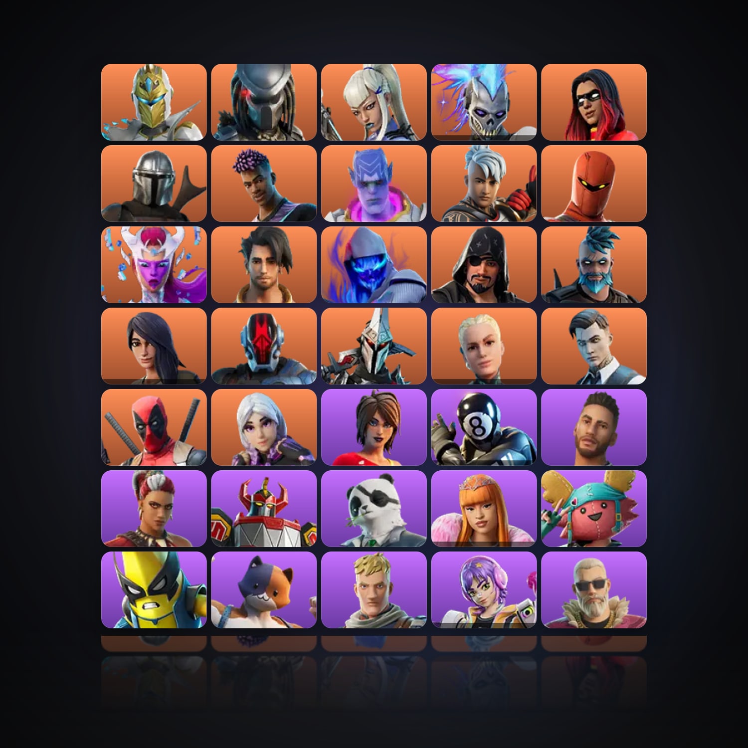 Fortnite | 150 Skins | 100 V-Bucks | Level 2707 | 167 Wins — HabibiAccounts