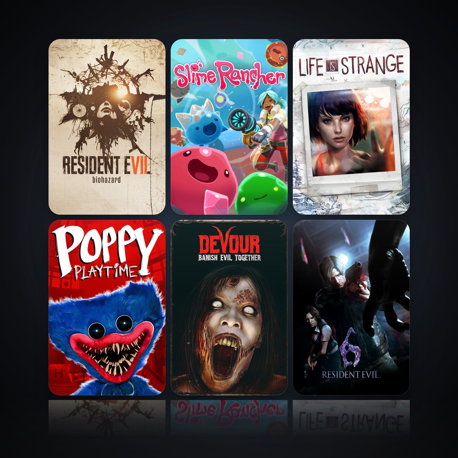 RESIDENT EVIL 7 biohazard / BIOHAZARD 7 resident evil & Slime Rancher | 10 Games | Clean — HabibiAccounts