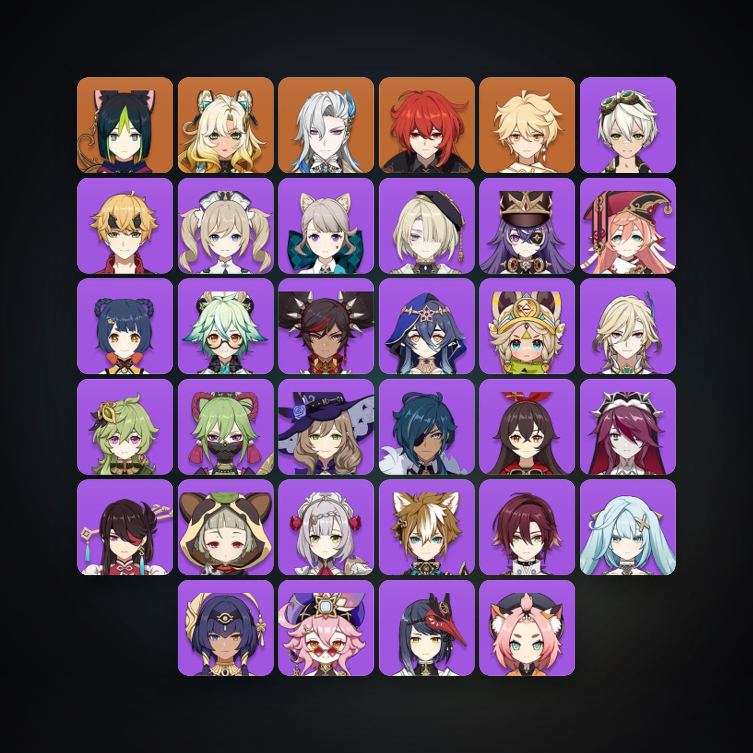 Genshin Impact | AR 45 | 34 Chars | 4× 5★ — HabibiAccounts