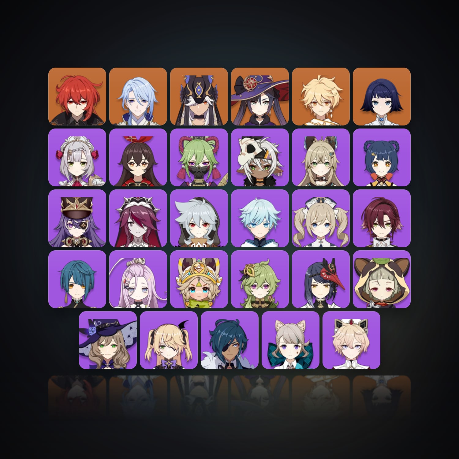 Genshin Impact | AR 40 | 29 Chars | 4× 5★ — HabibiAccounts