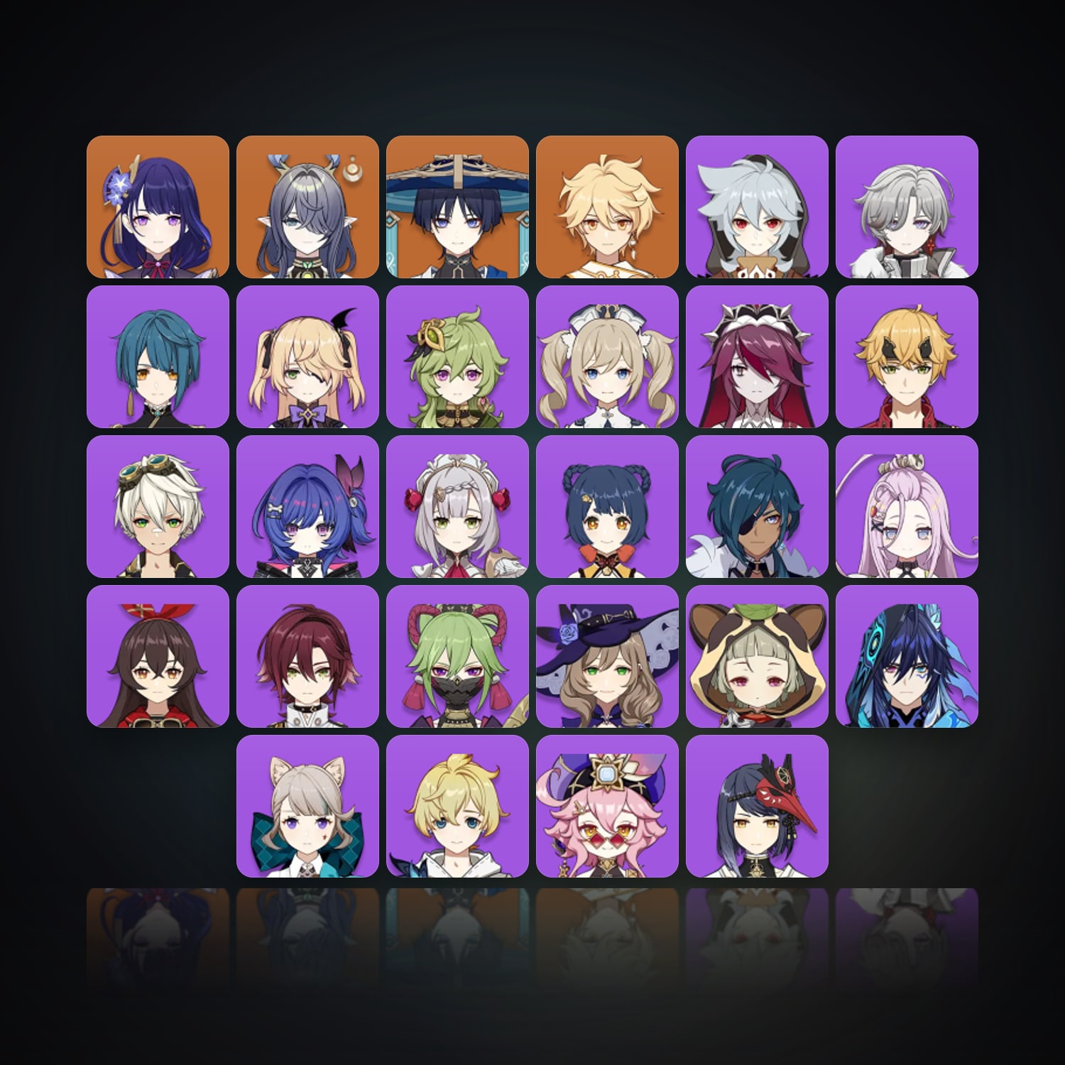 Genshin Impact | AR 50 | 28 Chars | 3× 5★ — HabibiAccounts