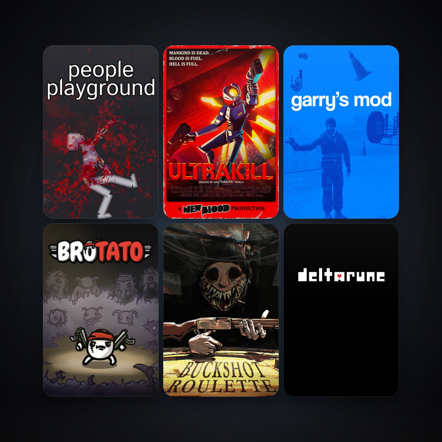 People Playground & ULTRAKILL | 15 Games | Clean — HabibiAccounts