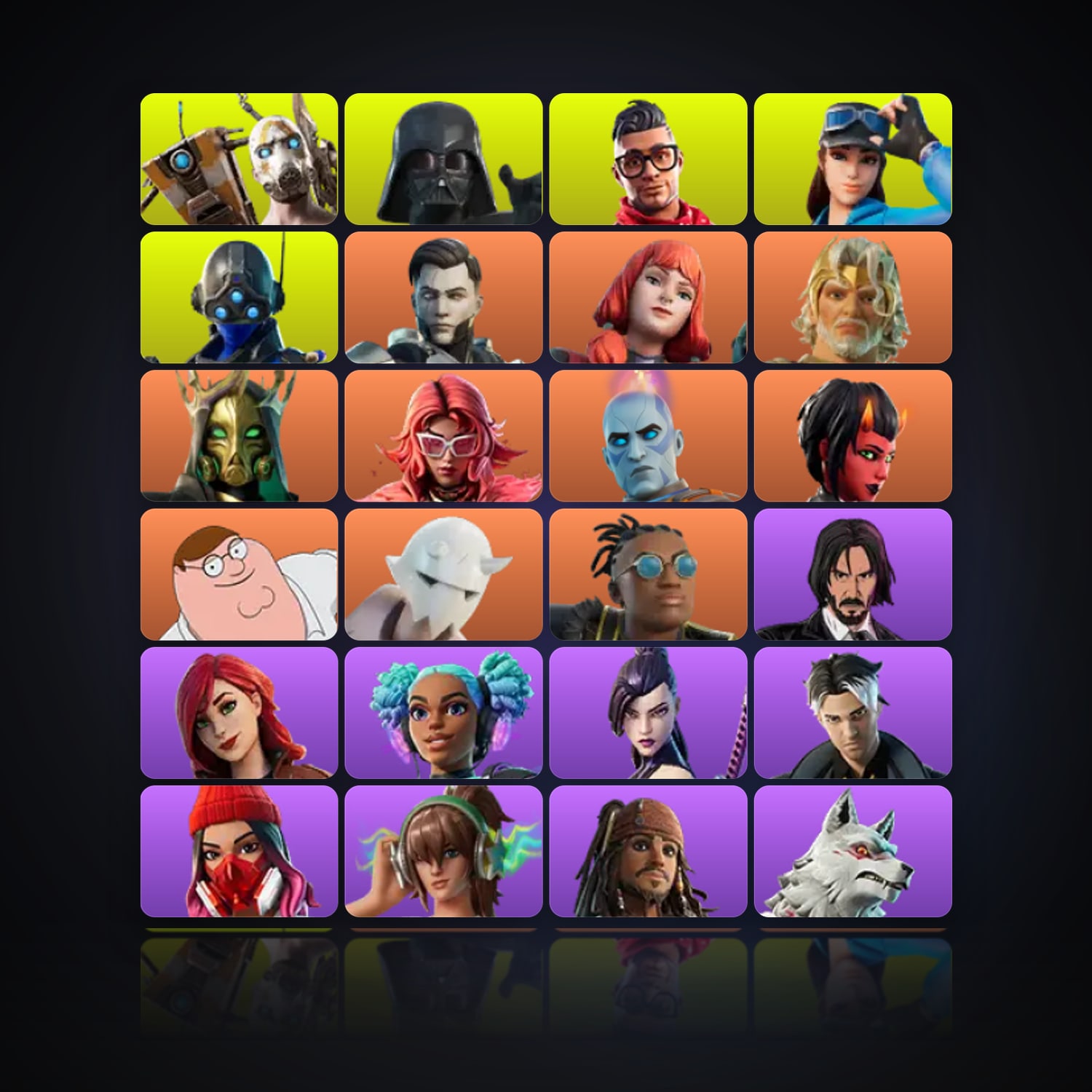 Fortnite | 207 Skins | 1.6K V-Bucks | Level 1868 | 397 Wins — HabibiAccounts