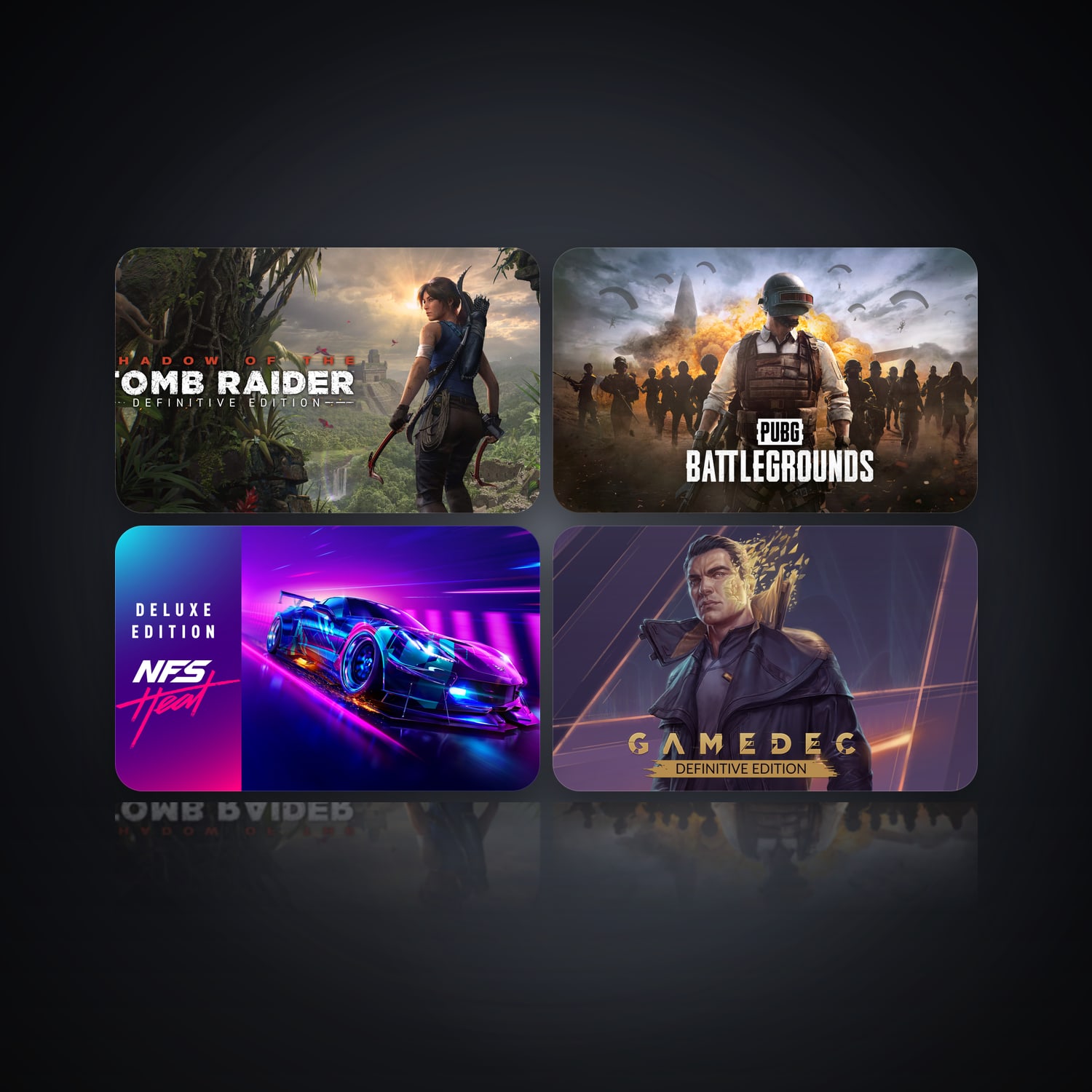 هالحساب إبك فيه Shadow of the Tomb Raider: Definitive Edition وPUBG: BATTLEGROUNDS، IN، 5 ألعاب — HabibiAccounts
