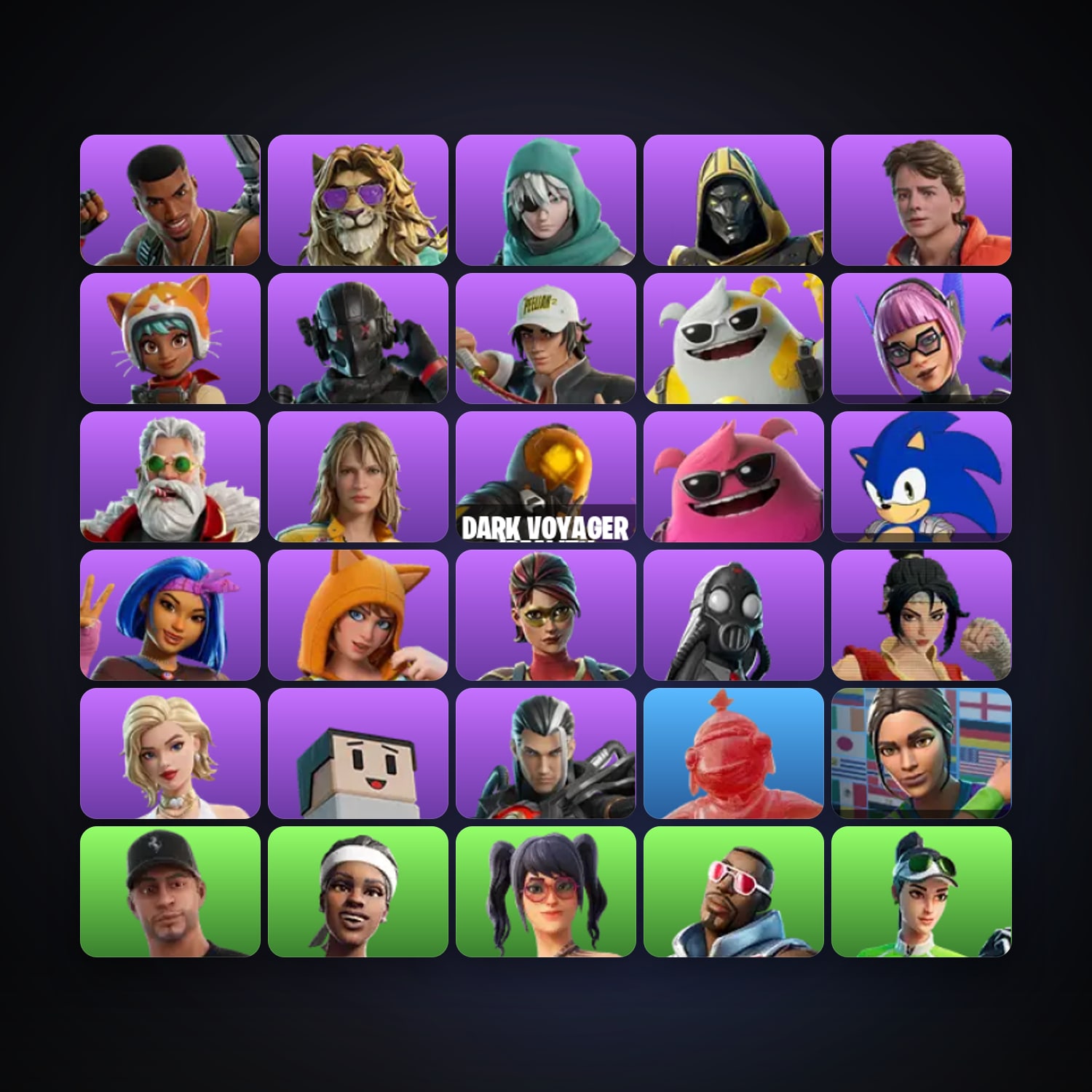 Fortnite | 30 Skins | 100 V-Bucks | Level 1554 | 134 Wins — HabibiAccounts