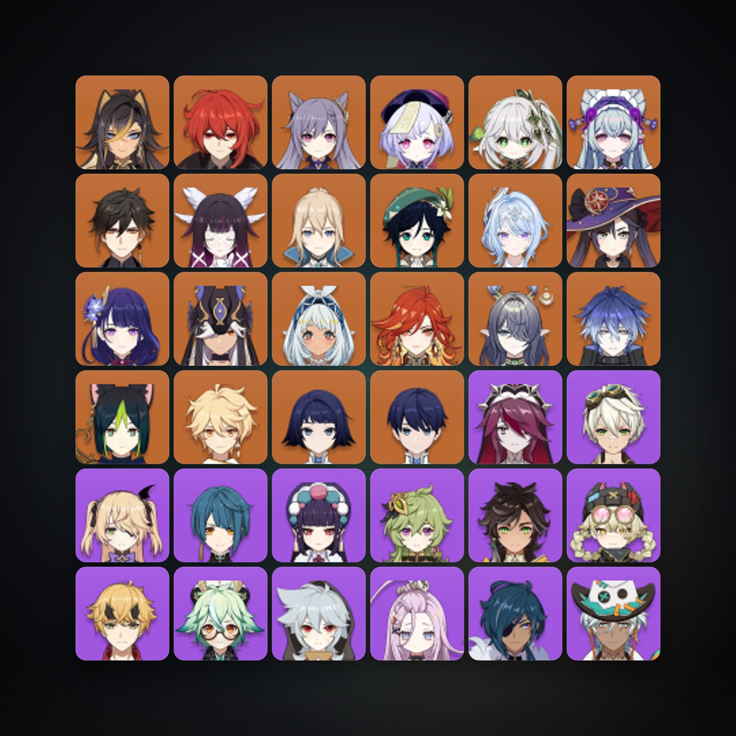 Genshin Impact | AR 60 | 68 Chars | 19× 5★ — HabibiAccounts
