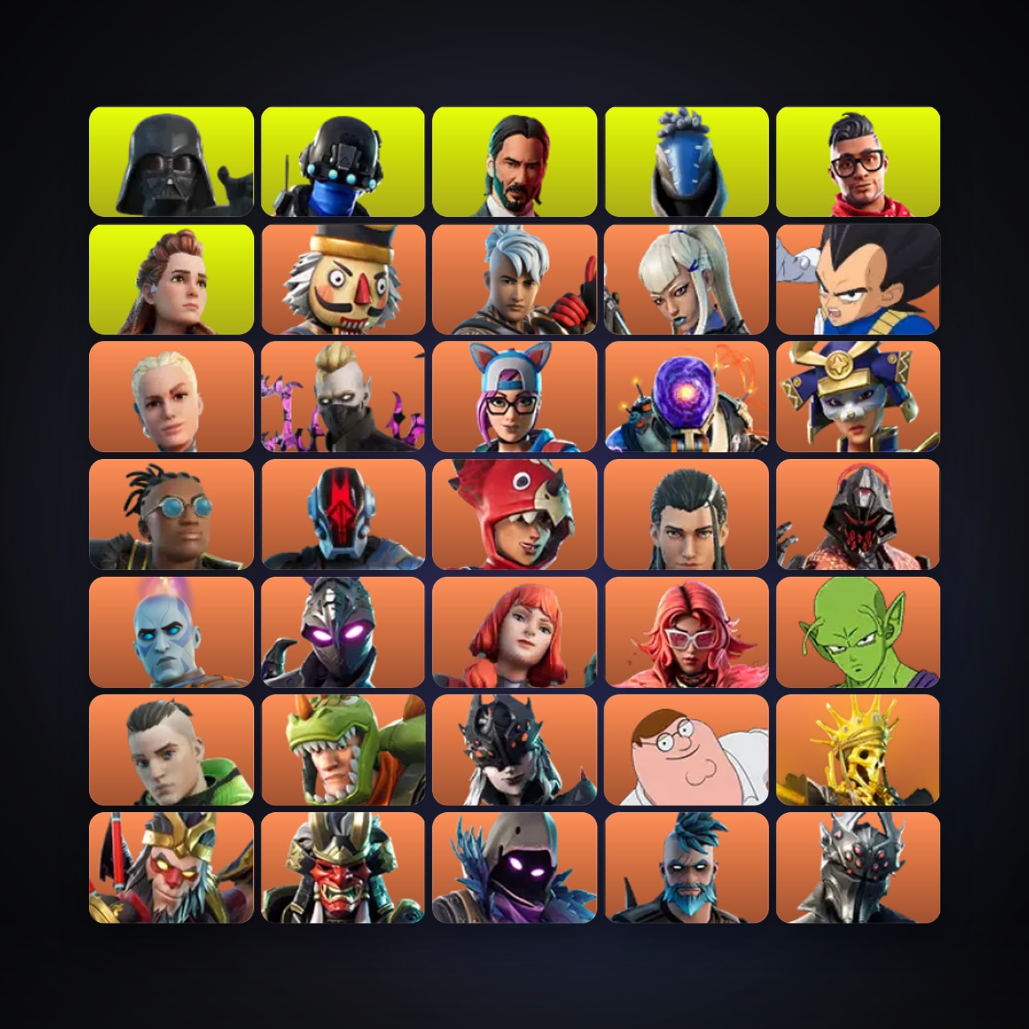 Fortnite | 1008 Skins | 4.5K V-Bucks | Level 3411 | 480 Wins — HabibiAccounts