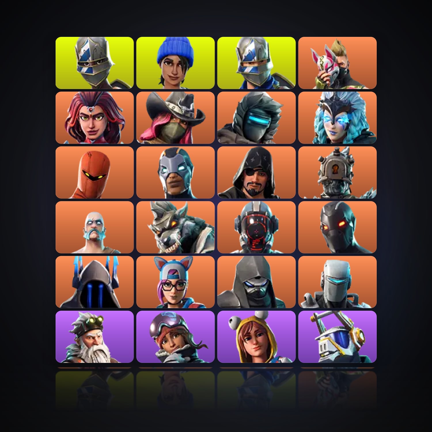 Fortnite | 45 Skins | 1.1K V-Bucks | Level 1036 | 230 Wins — HabibiAccounts