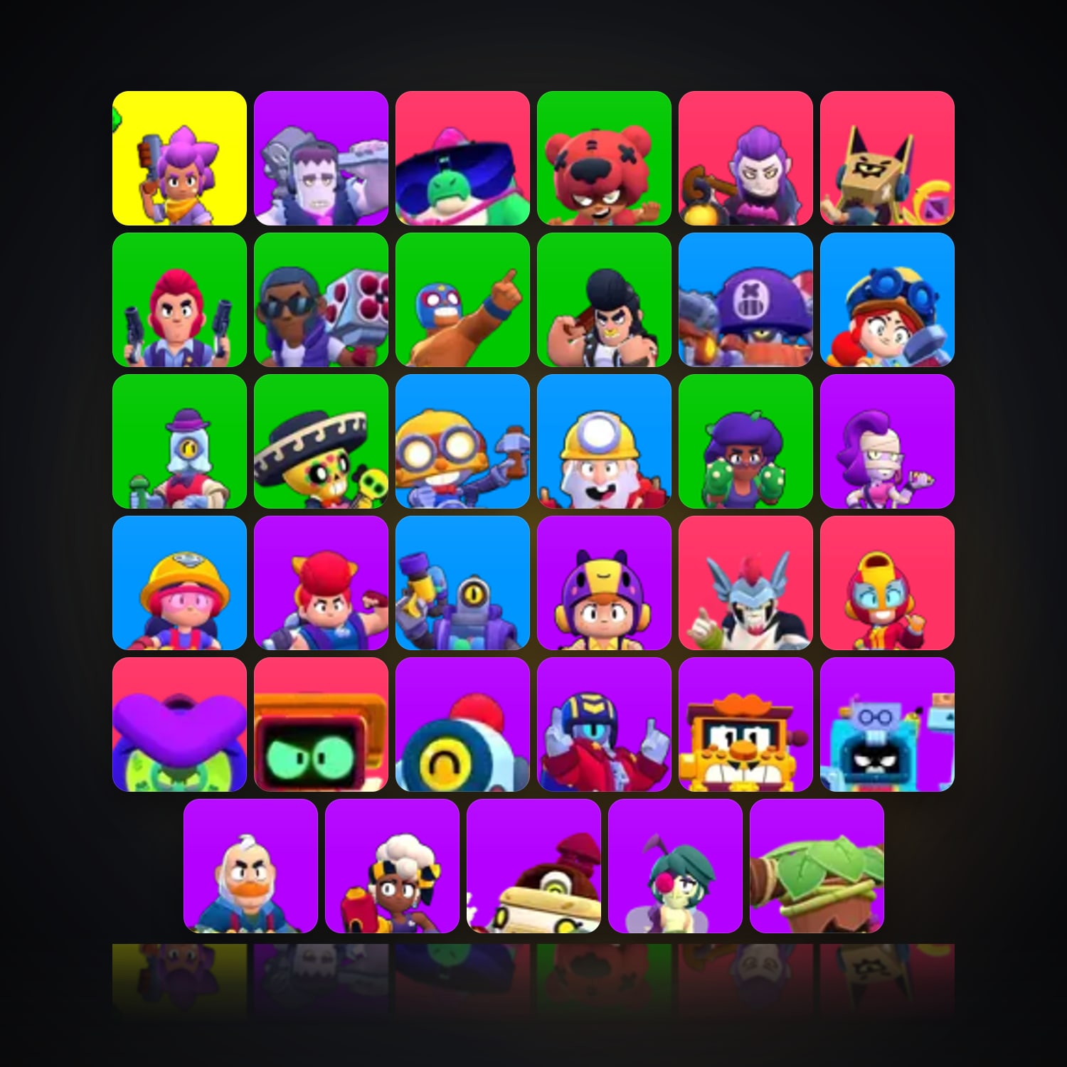36 Brawlers | 3.2K Trophies | TH 9 — HabibiAccounts