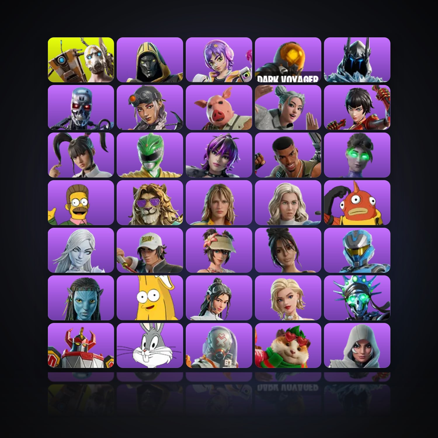 Fortnite | 54 Skins | 900 V-Bucks | Level 1106 | 74 Wins — HabibiAccounts