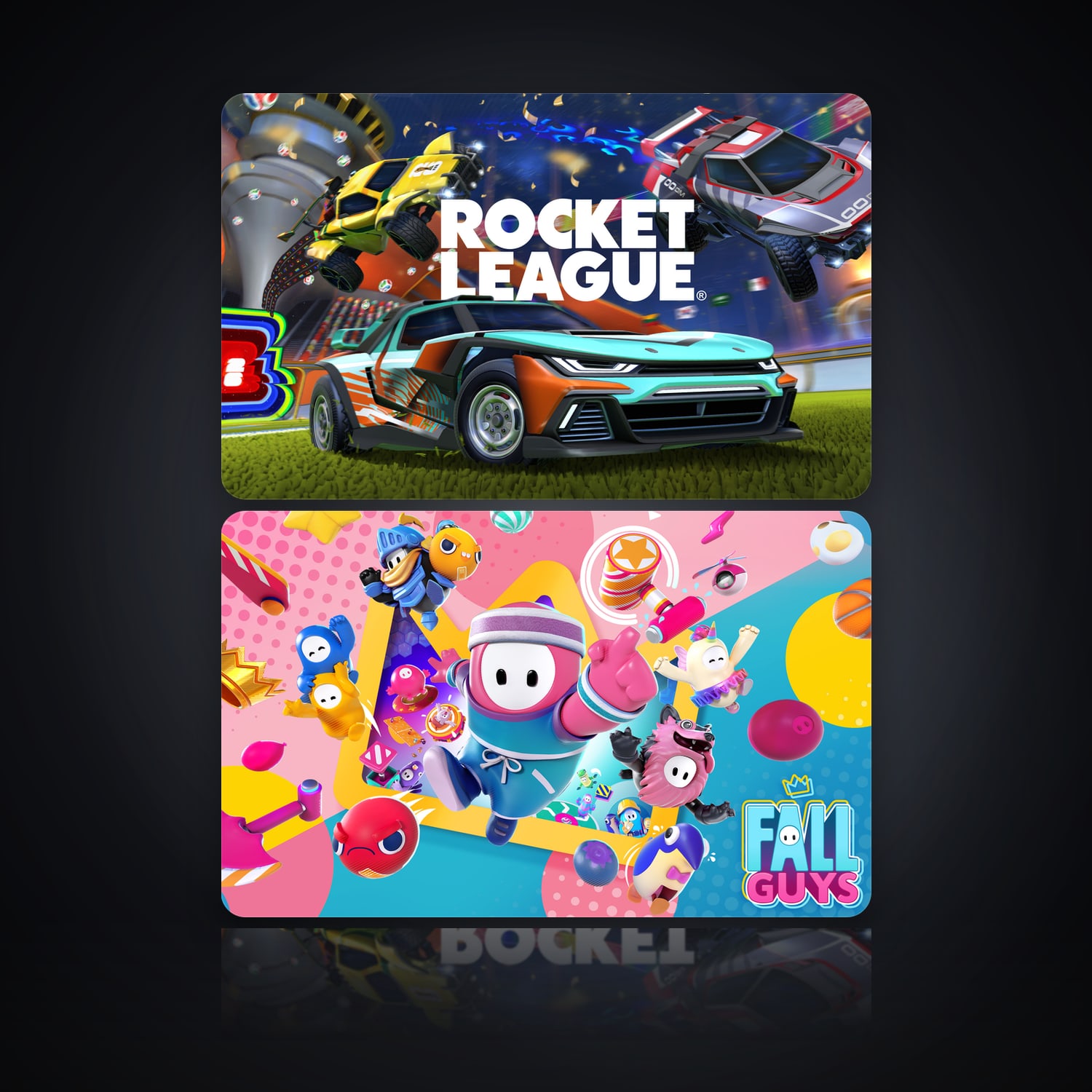 Rocket League & Fall Guys | 2 Games — HabibiAccounts