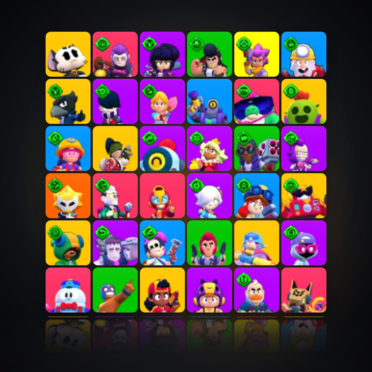 106 Brawlers | 36.9K Trophies — HabibiAccounts