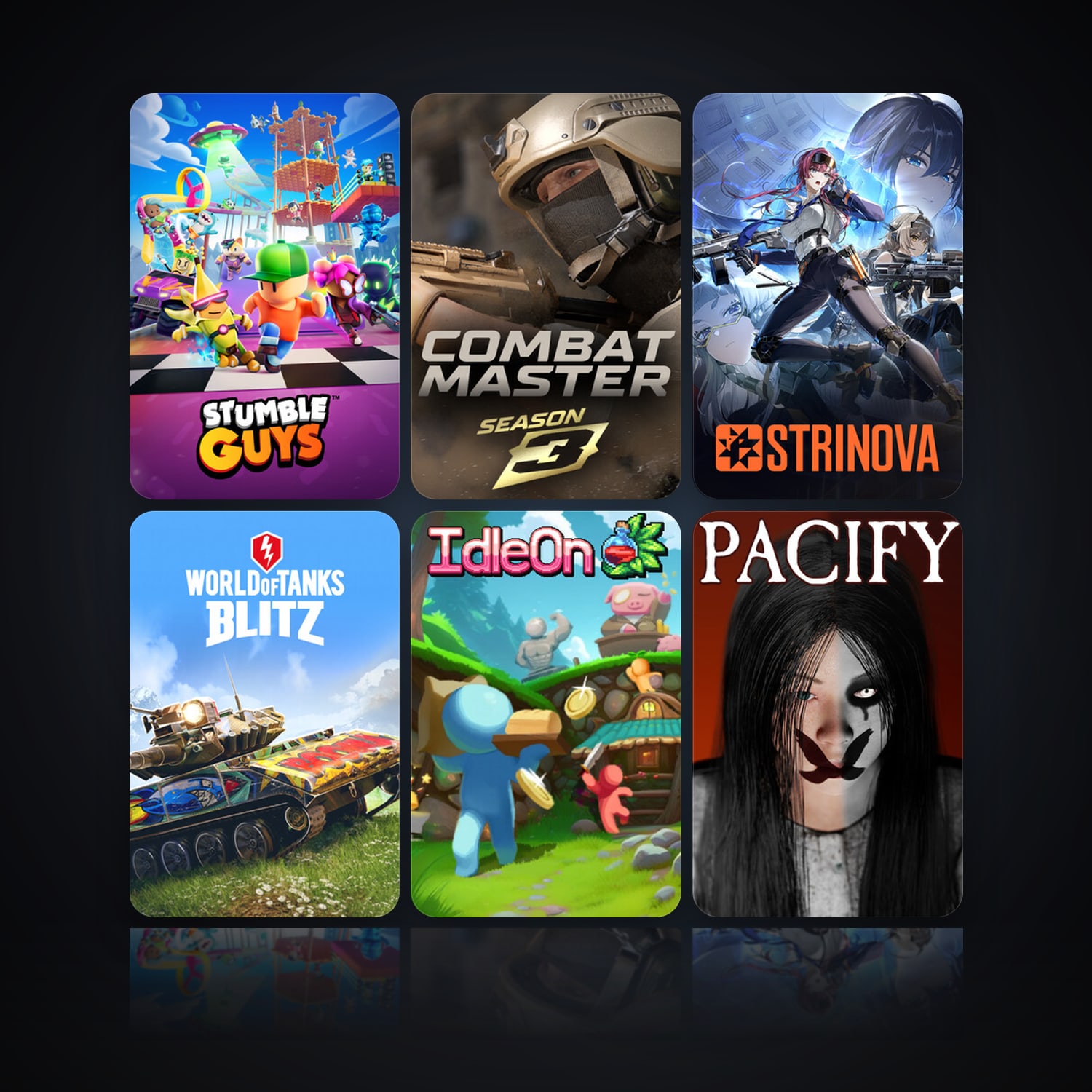 Stumble Guys & Combat Master: Season 1 | 17 Games | Clean — HabibiAccounts
