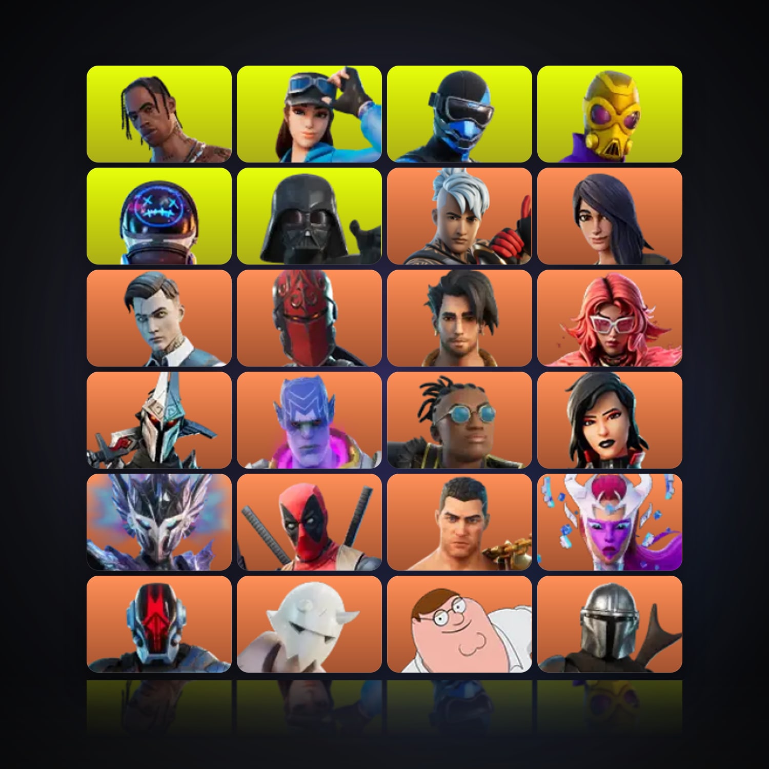 Fortnite | 163 Skins | 200 V-Bucks | Level 3043 | 263 Wins — HabibiAccounts