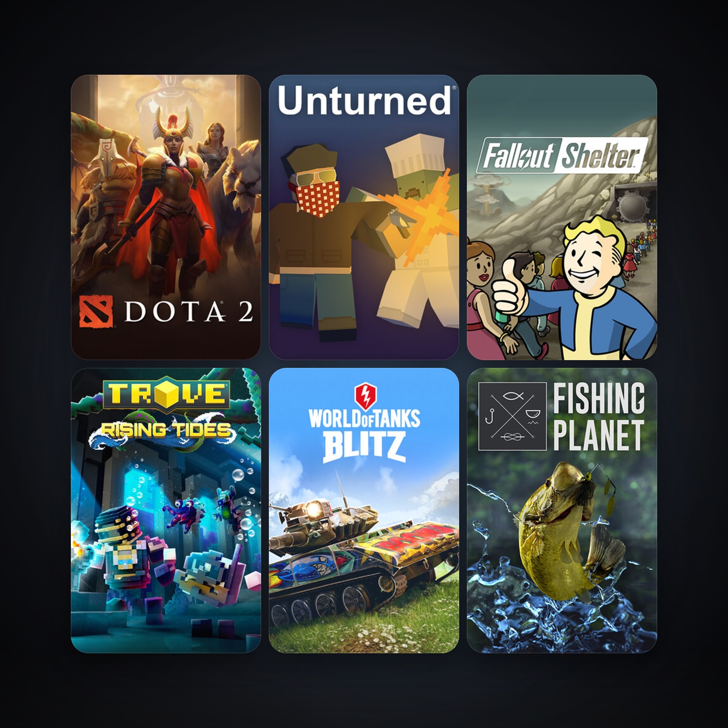 Unturned & Dota 2 | 38 Games | Clean — HabibiAccounts