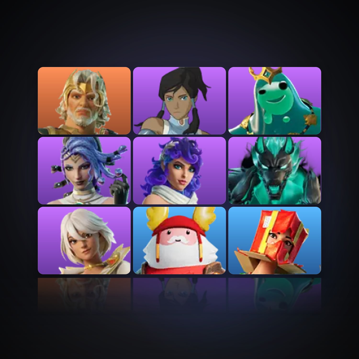Fortnite | 9 Skins | 1.4K V-Bucks | Level 310 | 54 Wins — HabibiAccounts