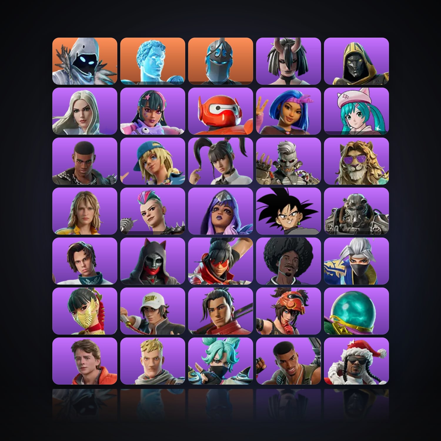 Fortnite | 61 Skins | Level 919 | 55 Wins — HabibiAccounts
