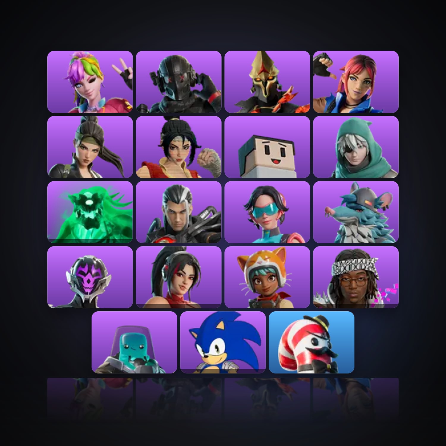 Fortnite | 19 Skins | 300 V-Bucks | Level 220 | 26 Wins — HabibiAccounts