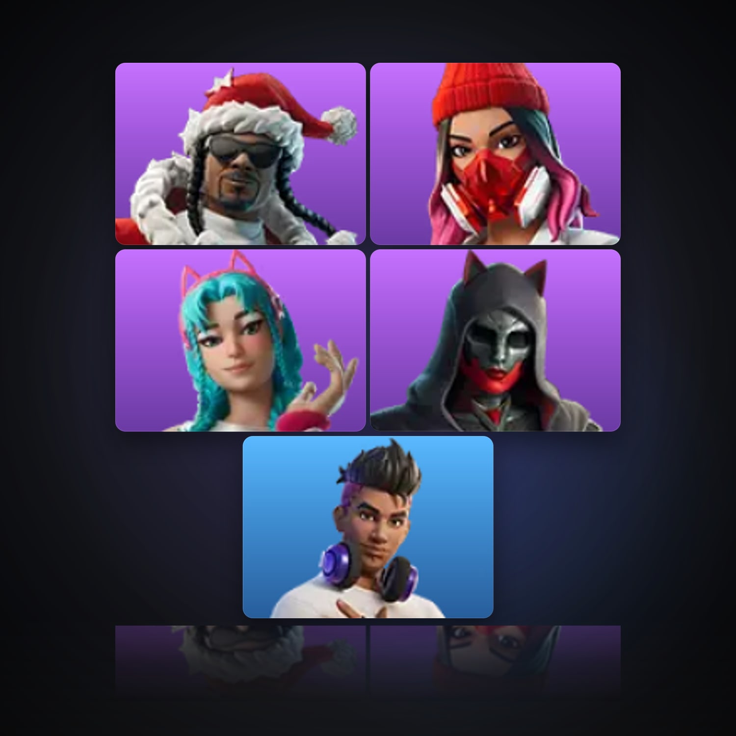 Fortnite | 5 Skins | 500 V-Bucks | Level 159 | 17 Wins — HabibiAccounts