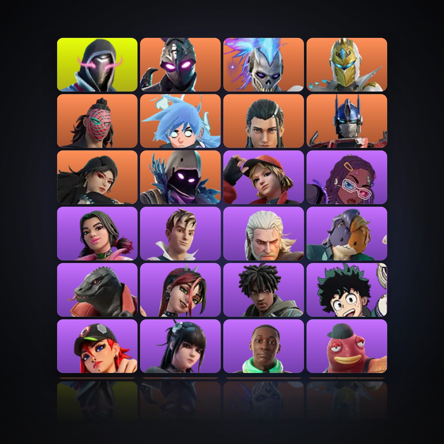 Fortnite | 48 Skins | 250 V-Bucks | Level 821 | 131 Wins — HabibiAccounts