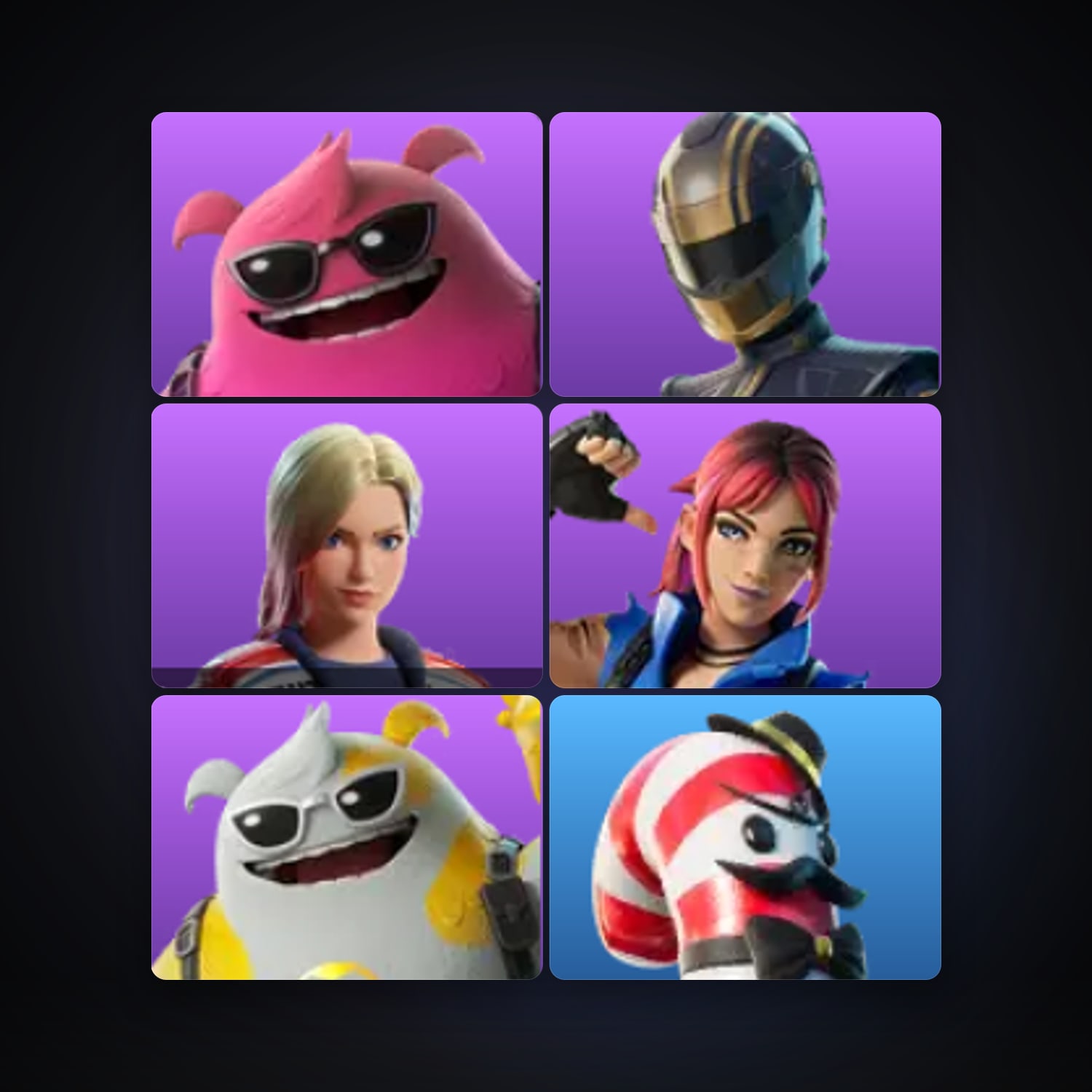 Fortnite | 6 Skins | 450 V-Bucks | Level 736 | 77 Wins — HabibiAccounts