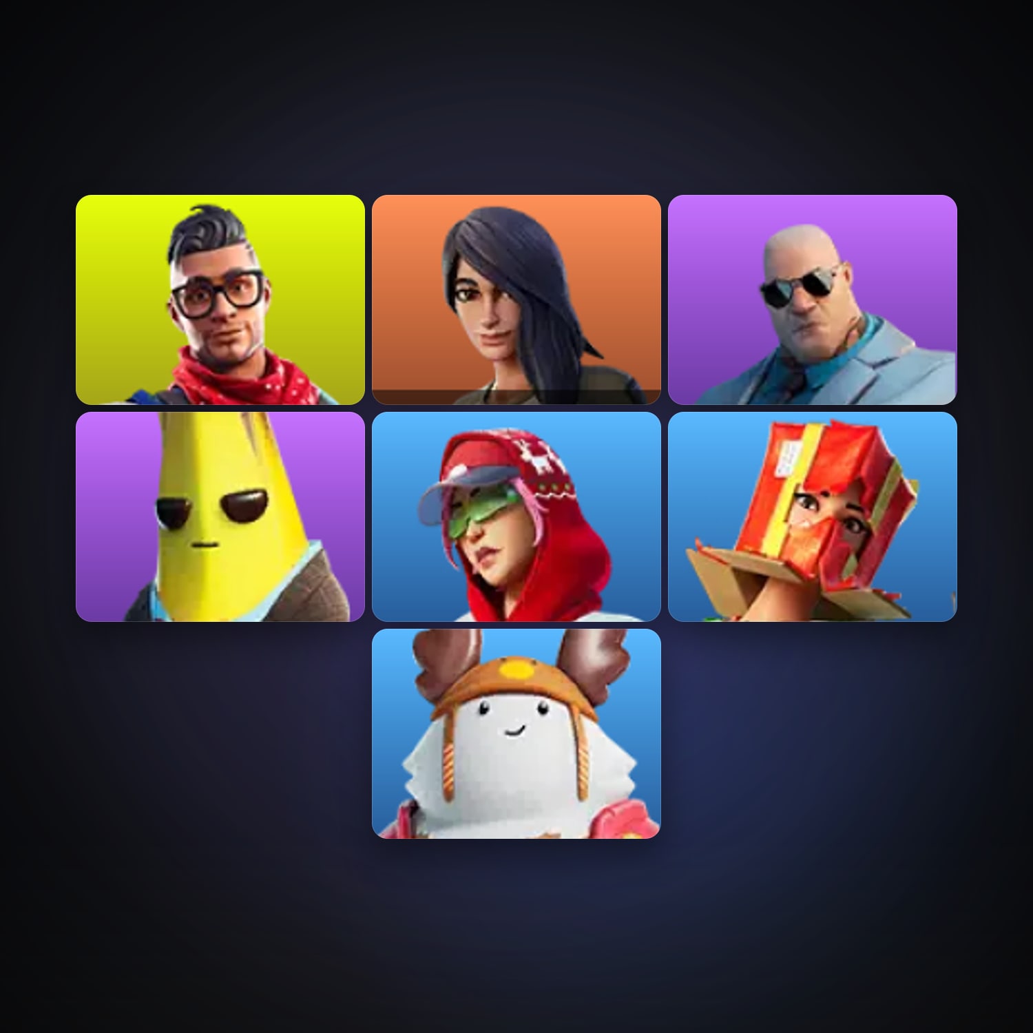 Fortnite | 7 Skins | 300 V-Bucks | Level 79 | 9 Wins — HabibiAccounts