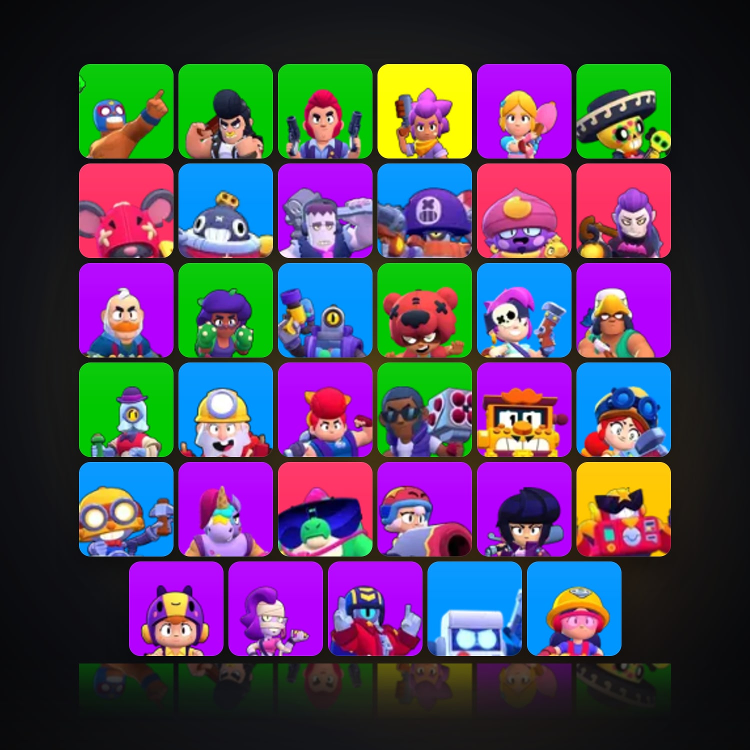 36 Brawlers | 5.8K Trophies — HabibiAccounts