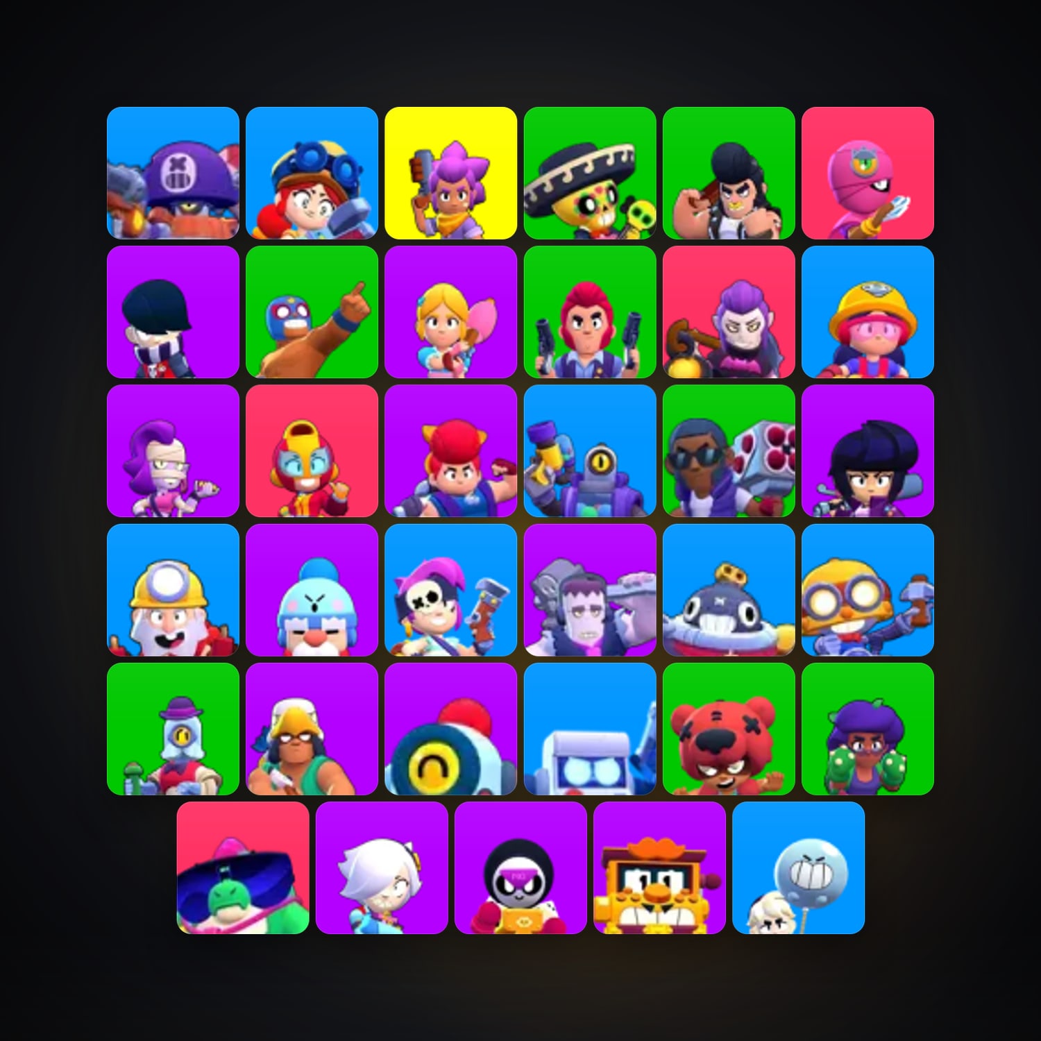37 Brawlers | 9.4K Trophies — HabibiAccounts