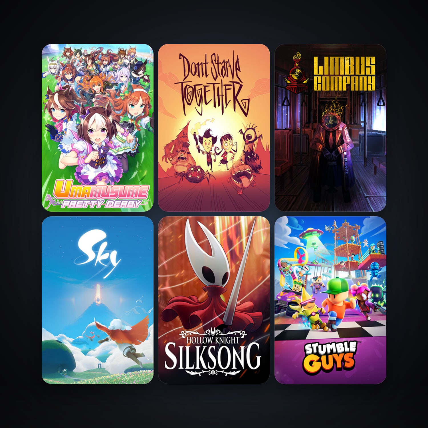 Umamusume: Pretty Derby & Don't Starve Together | 10 Games | Clean — HabibiAccounts