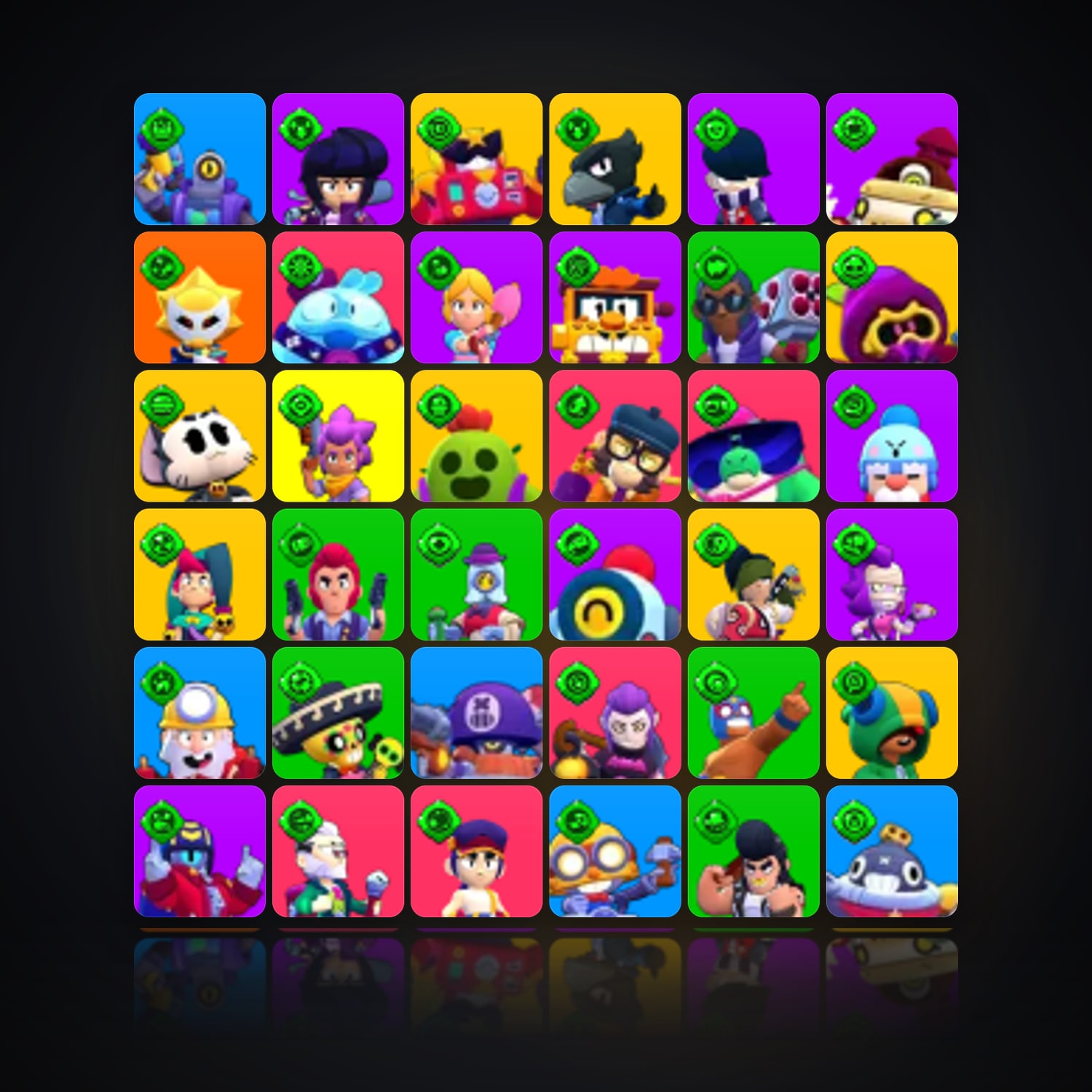104 Brawlers | 90K Trophies — HabibiAccounts