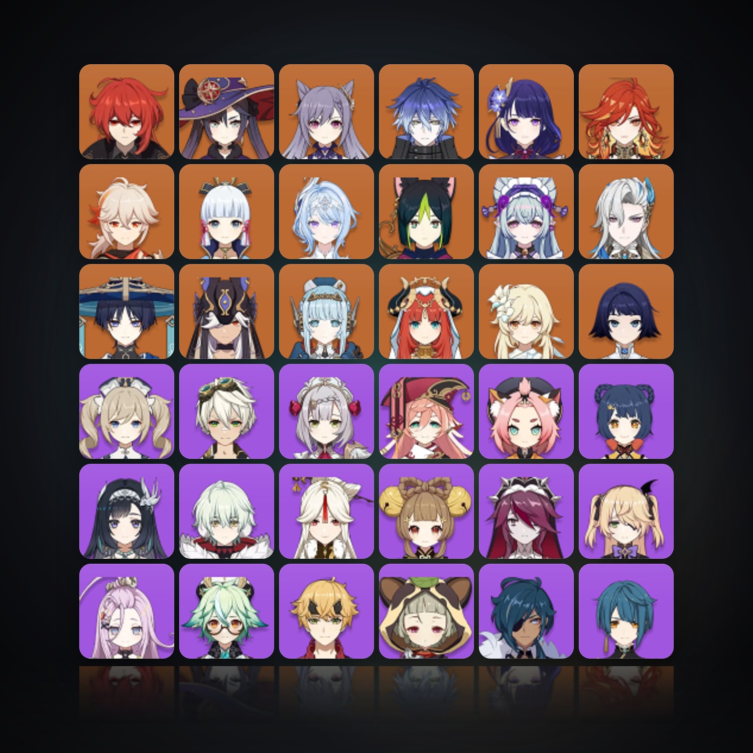 Genshin Impact | AR 56 | 63 Chars | 16× 5★ — HabibiAccounts