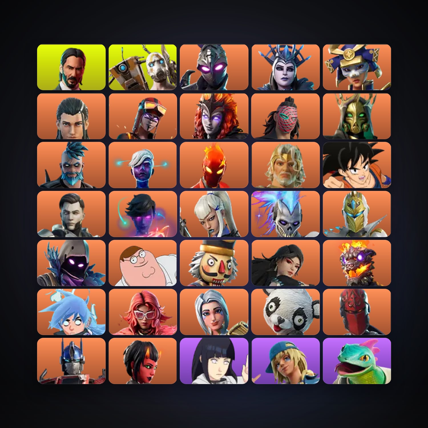Fortnite | 743 Skins | 350 V-Bucks | Level 7310 | 940 Wins — HabibiAccounts