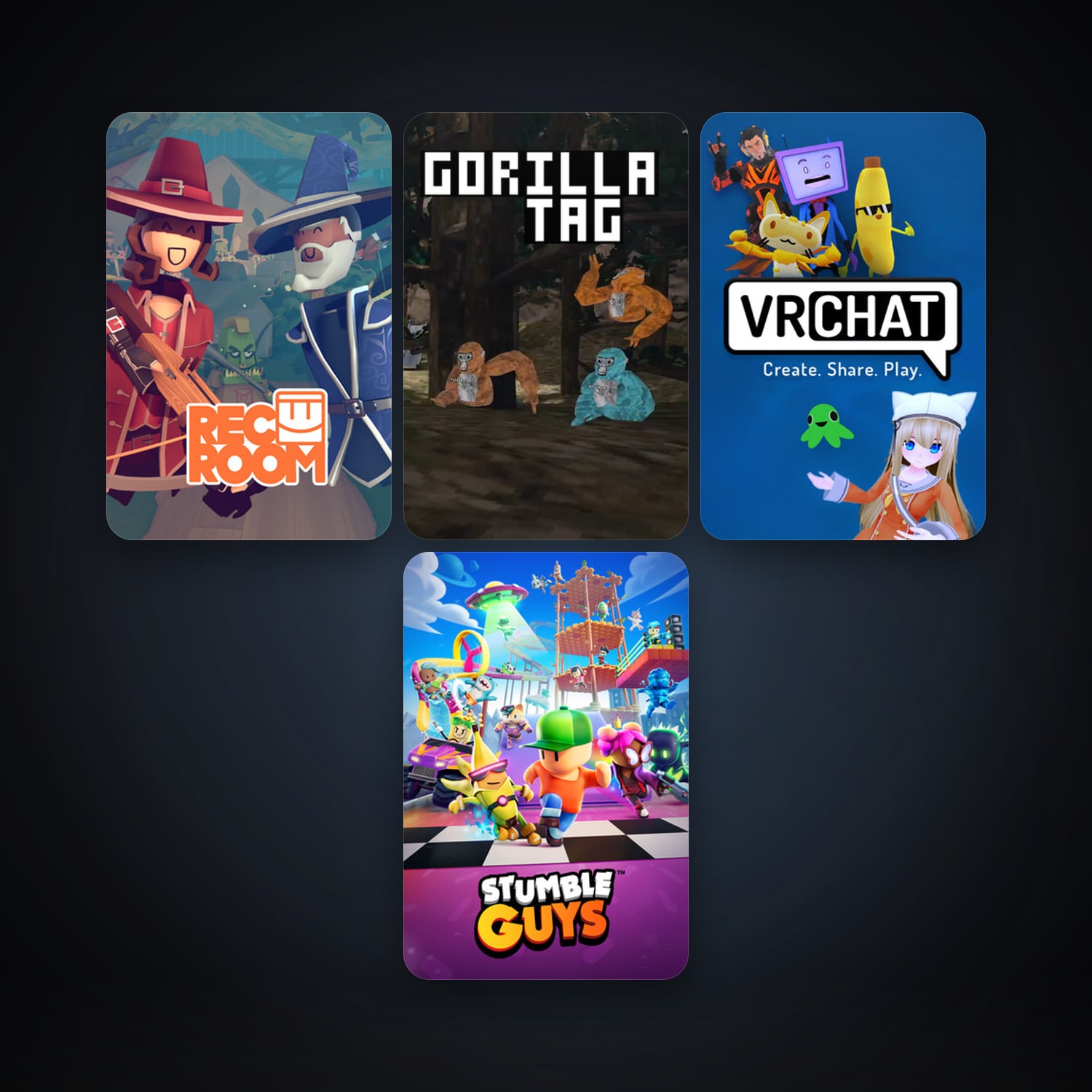 VRChat + Rec Room, 5 games, clean — HabibiAccounts