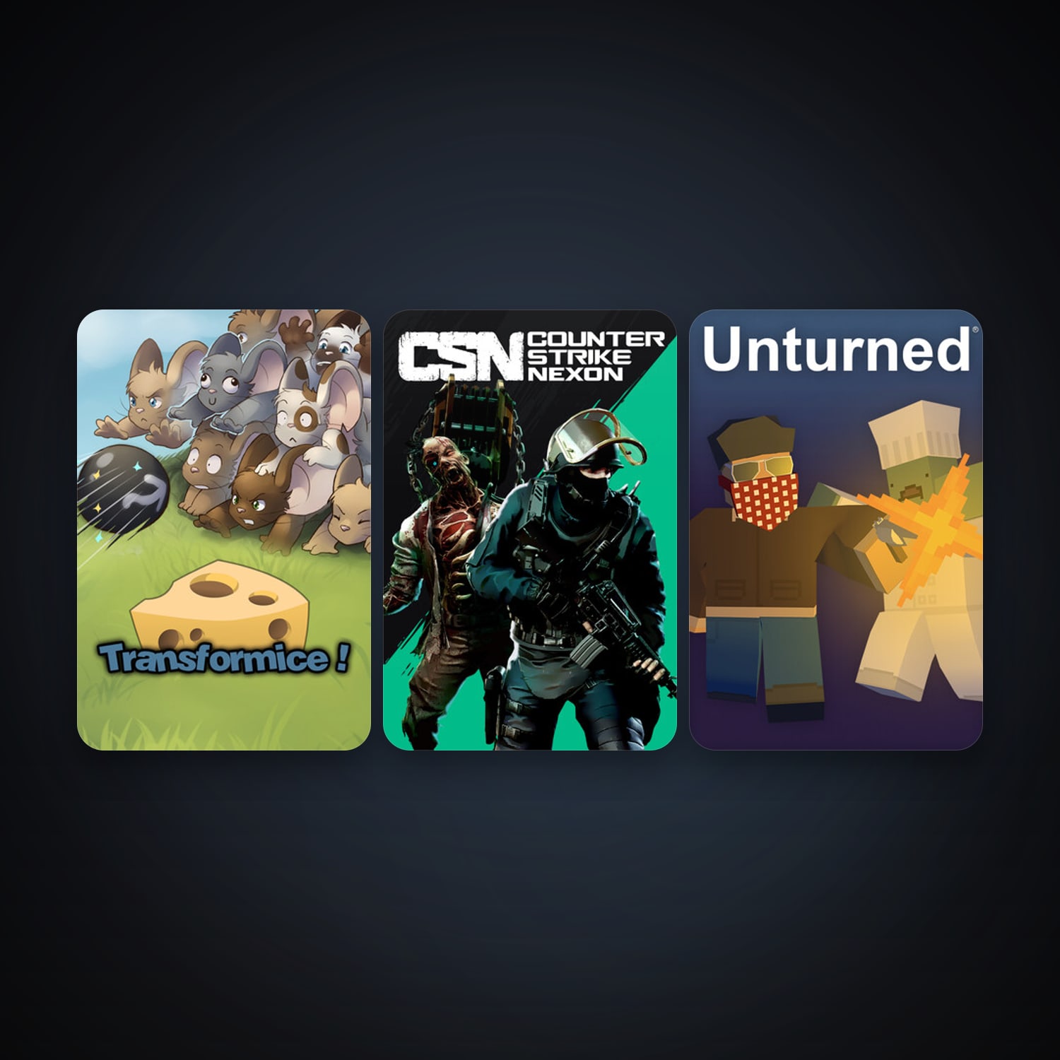 Counter-Strike Nexon: Studio + Unturned, 6 games, clean — HabibiAccounts