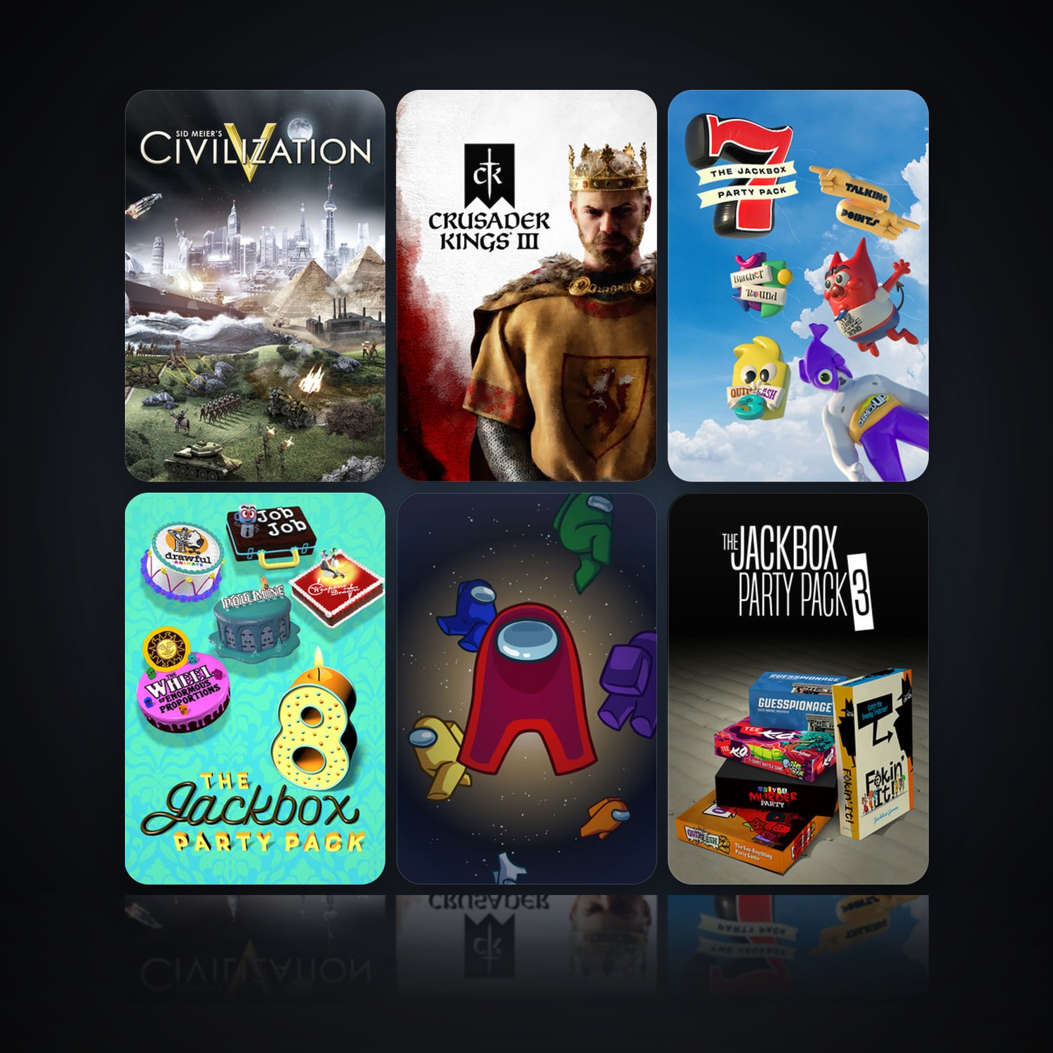 Sid Meier's Civilization V & Crusader Kings III | 22 Games | Clean — HabibiAccounts