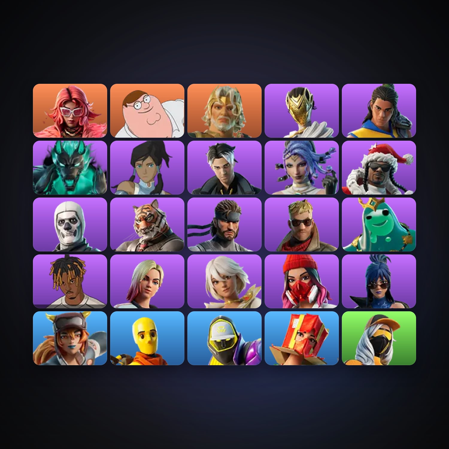 Fortnite | 25 Skins | 1K V-Bucks | Level 569 | 25 Wins — HabibiAccounts